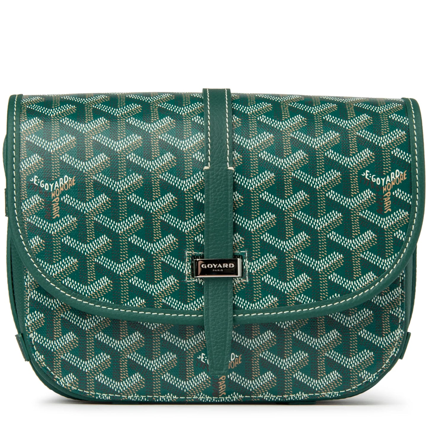 GOYARD BELVEDERE PM MESSENGER BAG GREEN