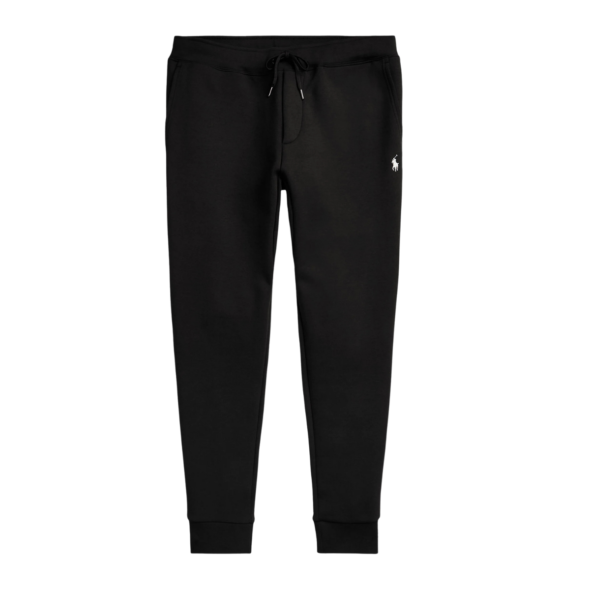 RALPH LAUREN DOUBLE KNIT JOGGERS BLACK