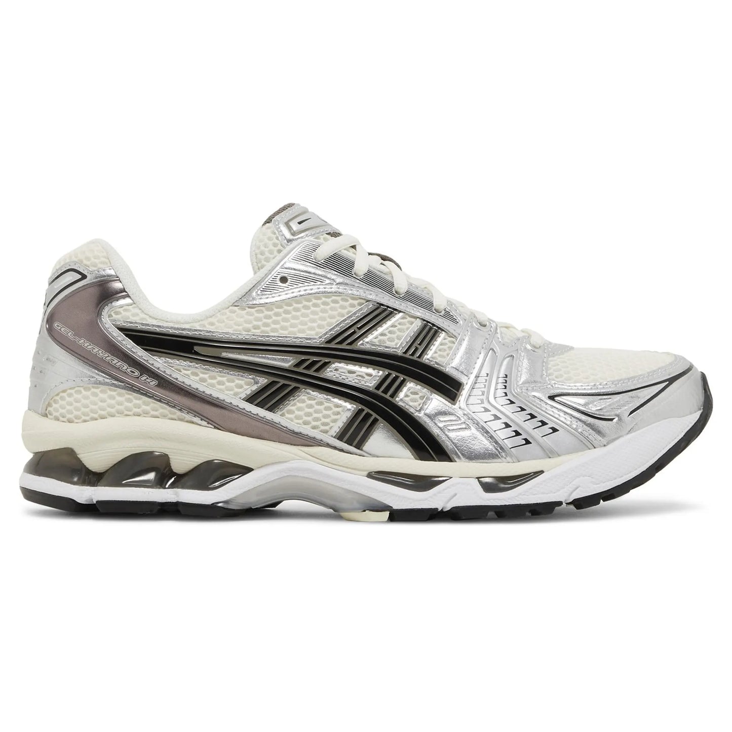 ASICS GEL-KAYANO 14 WHITE CREAM BLACK PLUM