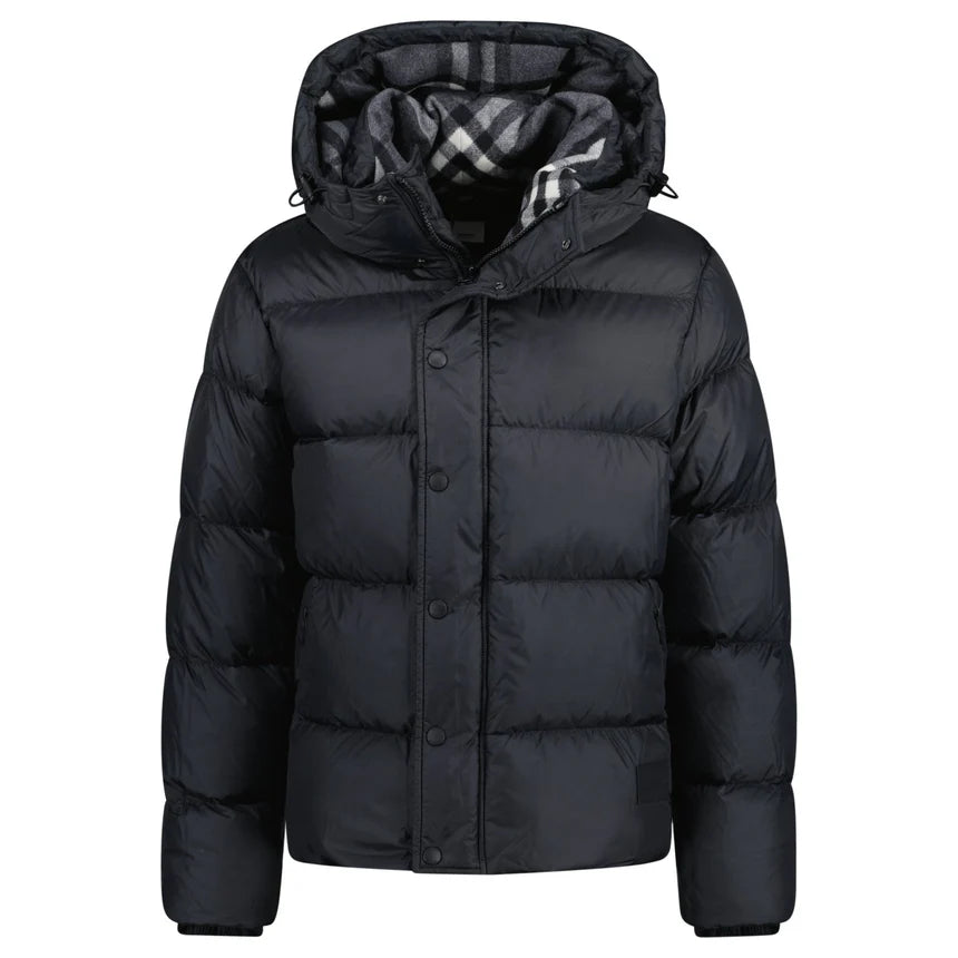 BURBERRY HALSBY PUFFER DOWN JACKET BLACK