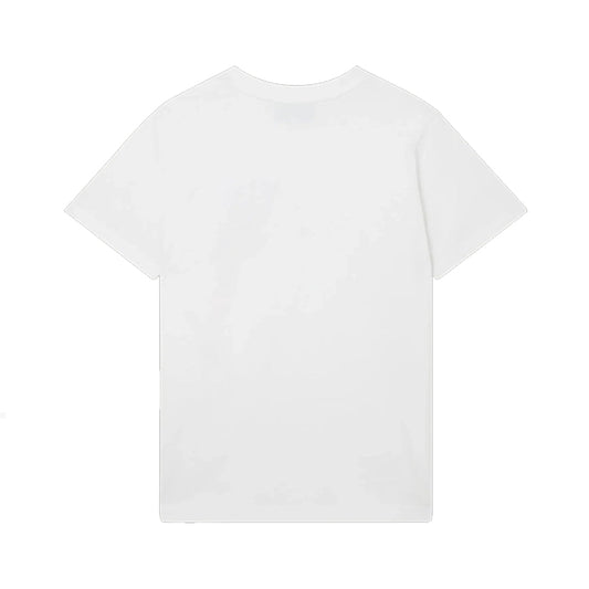 Burberry Oversized Logo-Print Cotton-Jersey T-Shirt White