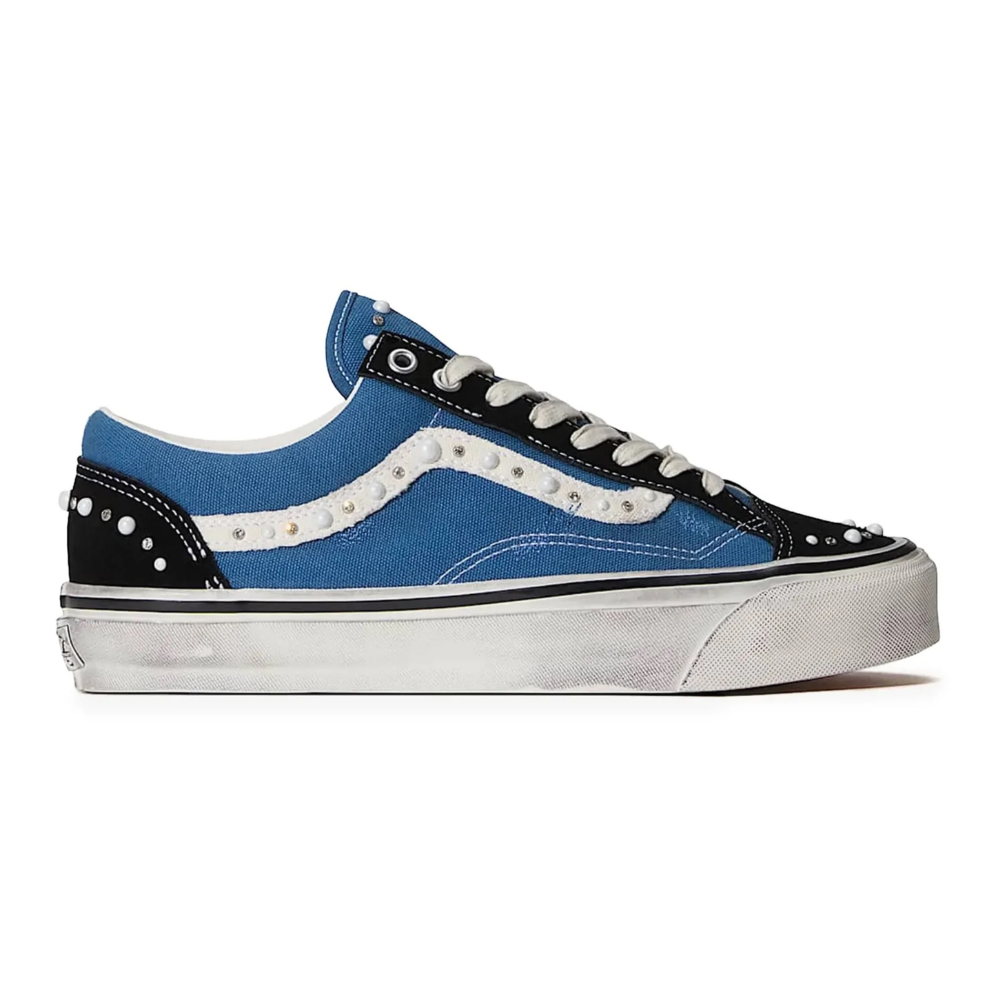 Vans Pearlised Navy Black Old Skool 36LX