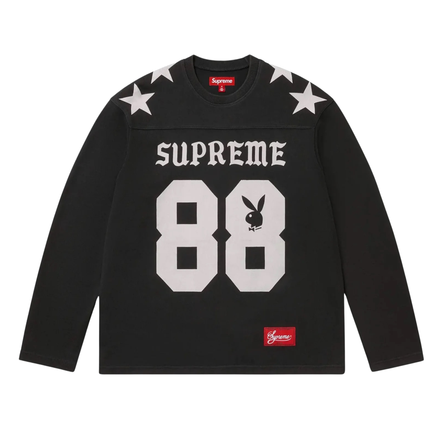 Supreme x Playboy L/S Black Football Top (SS26)