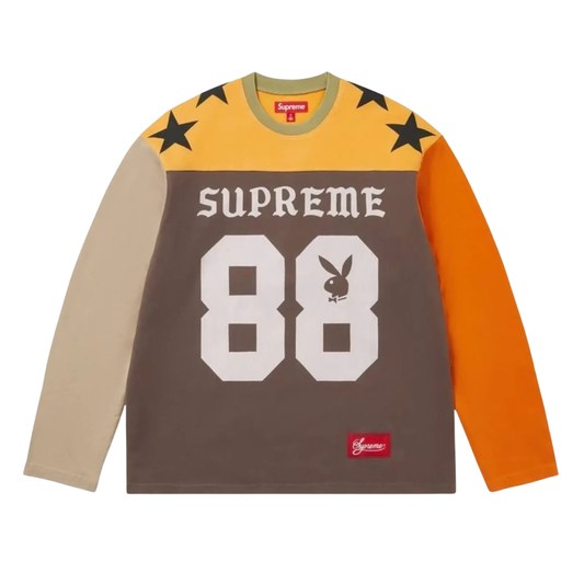 Supreme x Playboy L/S Multicolour Football Top (SS26)